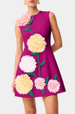 BUTTERCUP EMDBROIDERED MINI DRESS