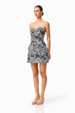 ROSEATE FLORAL MINI DRESS