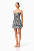 ROSEATE FLORAL MINI DRESS