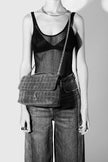EDIE MEDIUM CROSSBODY WITH  SQUARE QUILTING