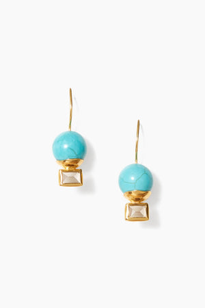 TURQUOISE MIX DAINTY EARRINGS