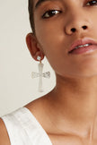 LOURDES CROSS EARRINGS