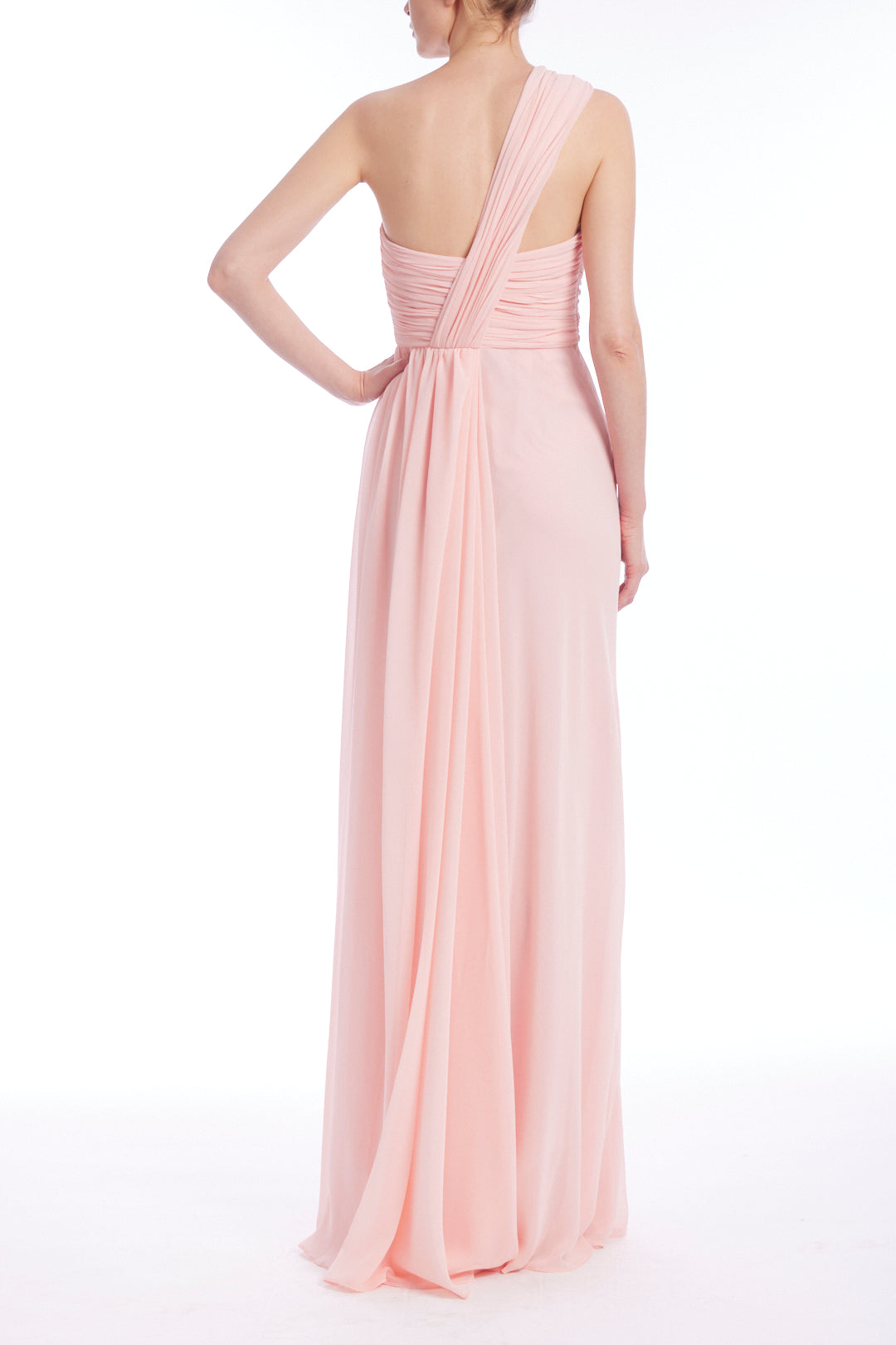 ONE SHOULDER SWEETHEART NECK GOWN