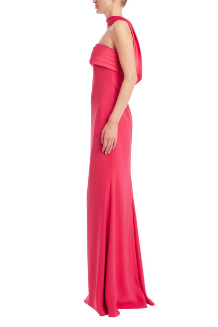 STRAPLESS CREPE ALINE EVENING GOWN