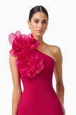 VERDESSA ONE MINI DRESS IN RASPBERRY