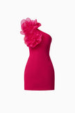 VERDESSA ONE MINI DRESS IN RASPBERRY