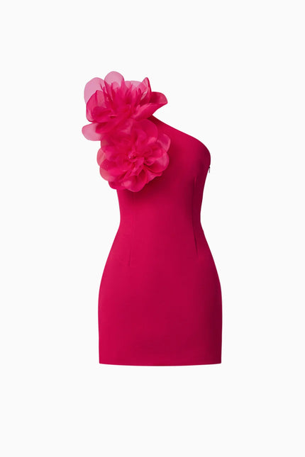 VERDESSA ONE MINI DRESS IN RASPBERRY