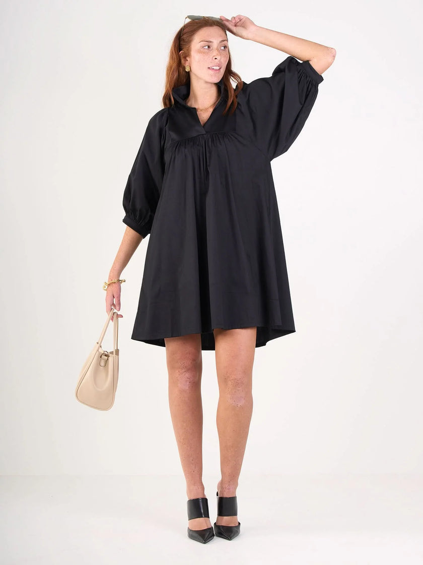 STELLA DRESS IN COTTON POPLIN