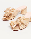 EMILIA PLEATED BOW HEEL