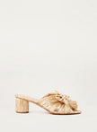 EMILIA PLEATED BOW HEEL