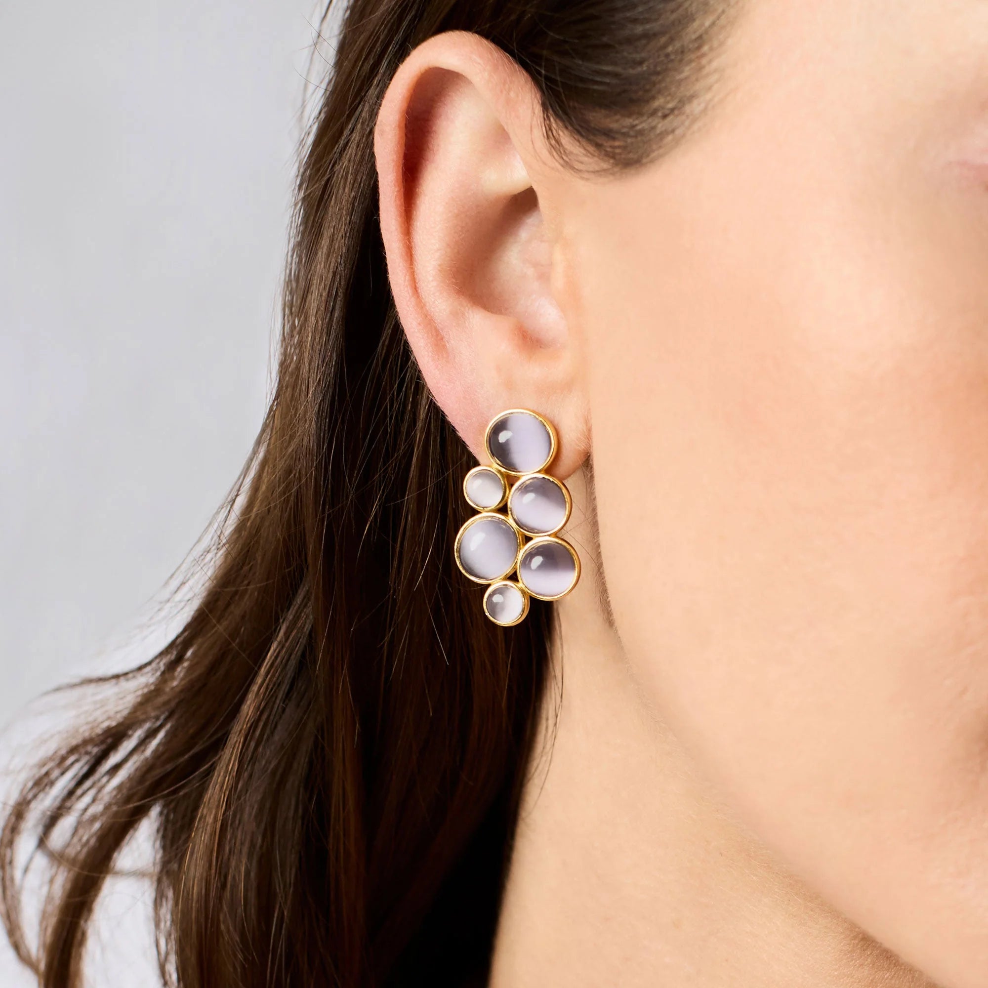 COBBLESTONE STATEMENT EARRINGS