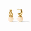 RAVELLO HOOP AND CHARM EARRINGS