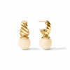RAVELLO HOOP AND CHARM EARRINGS