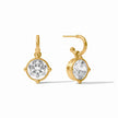 HONEYBEE HOOP AND CHARM EARRING
