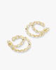 SHES AN ICON DOUBLE HOOPS