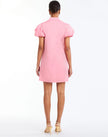 ELLIANA BARONG MINI DRESS IN AURORA PINK