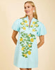 ELLIANA BARONG MINI DRESS IN SOREENTO CITRUS