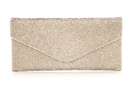 CRYSTAL ENVELOPE CLUTCH