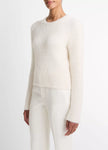 EYELASH CREW NECK SWEATER