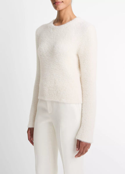 EYELASH CREW NECK SWEATER