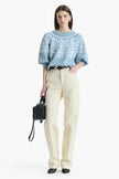 HOWARD SWEATER IN LACE BLUE
