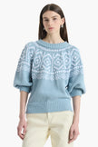 HOWARD SWEATER IN LACE BLUE