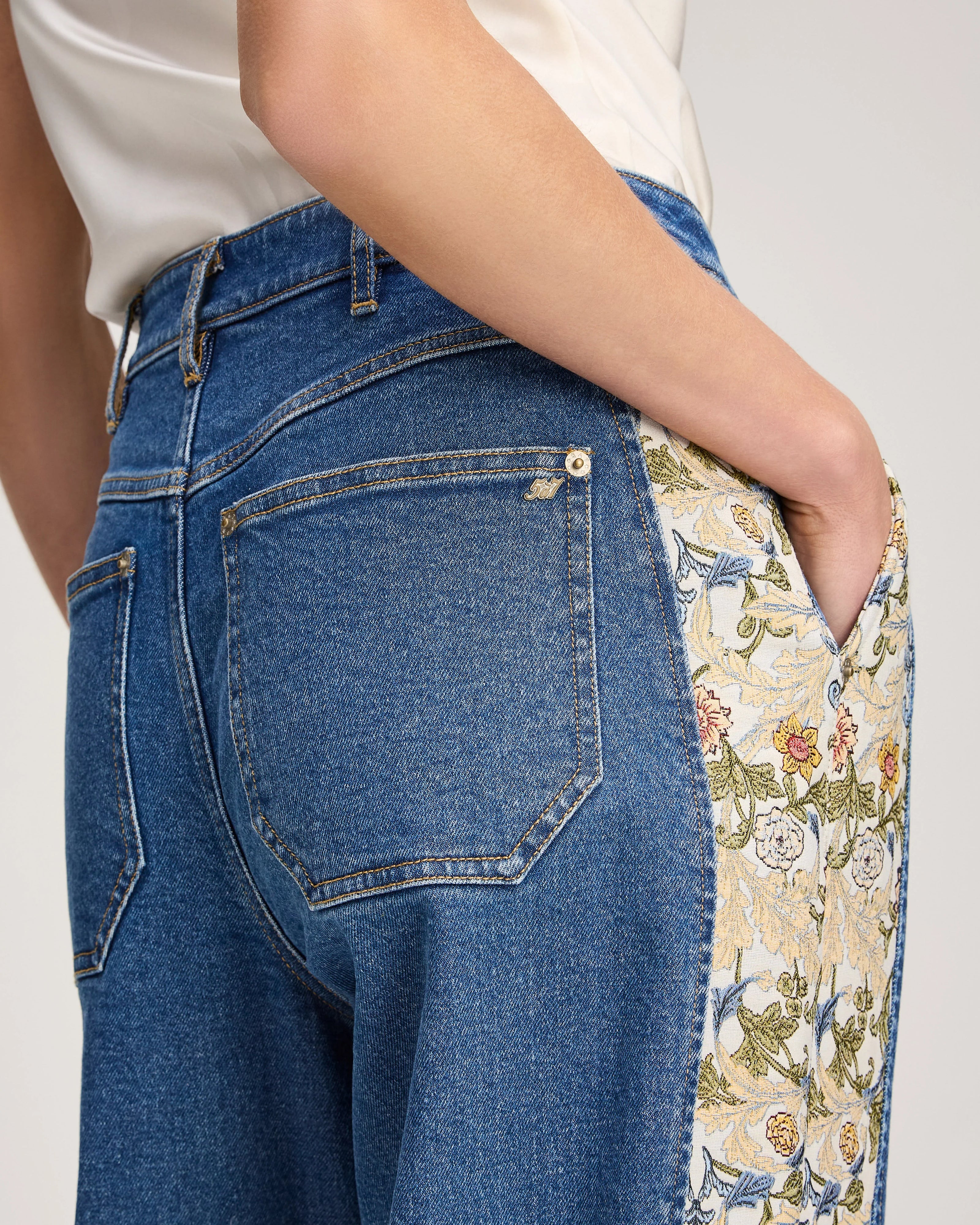 PATCHWORK ZOE JEANS