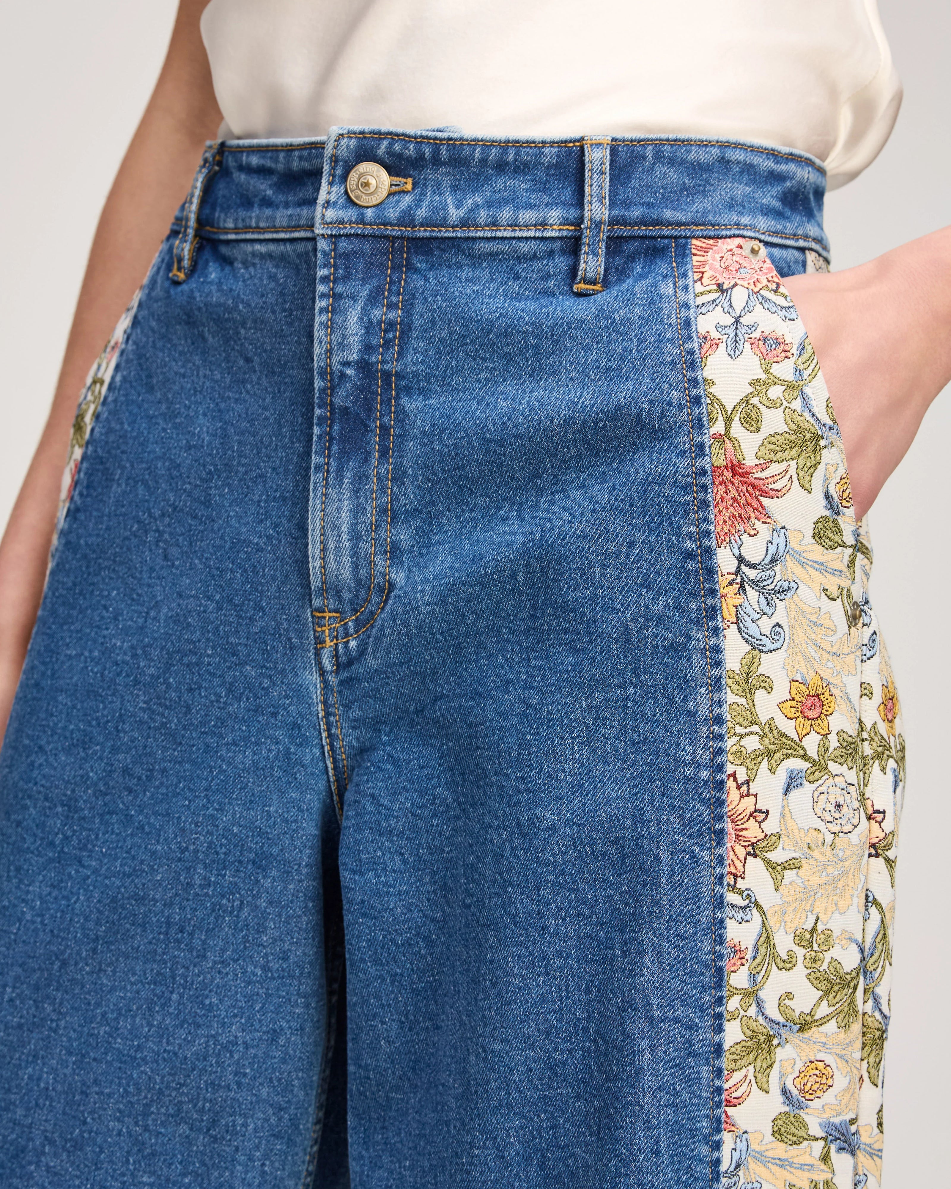 PATCHWORK ZOE JEANS