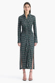 CLAUDIA DRESS IN HUNTER DIAMOND