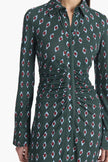 CLAUDIA DRESS IN HUNTER DIAMOND