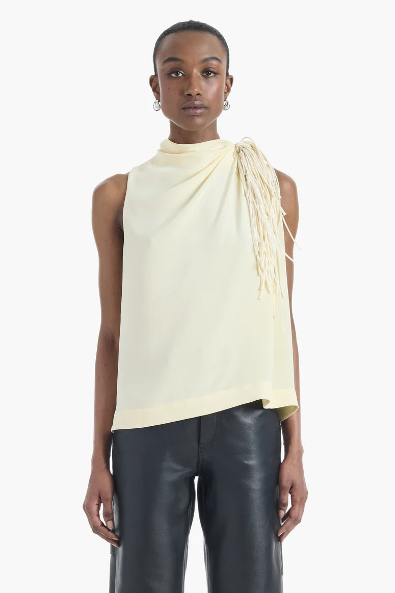 ALDEN TOP IN MACADAMIA