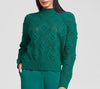 DOTTED KNIT PULLOVER SWEATER