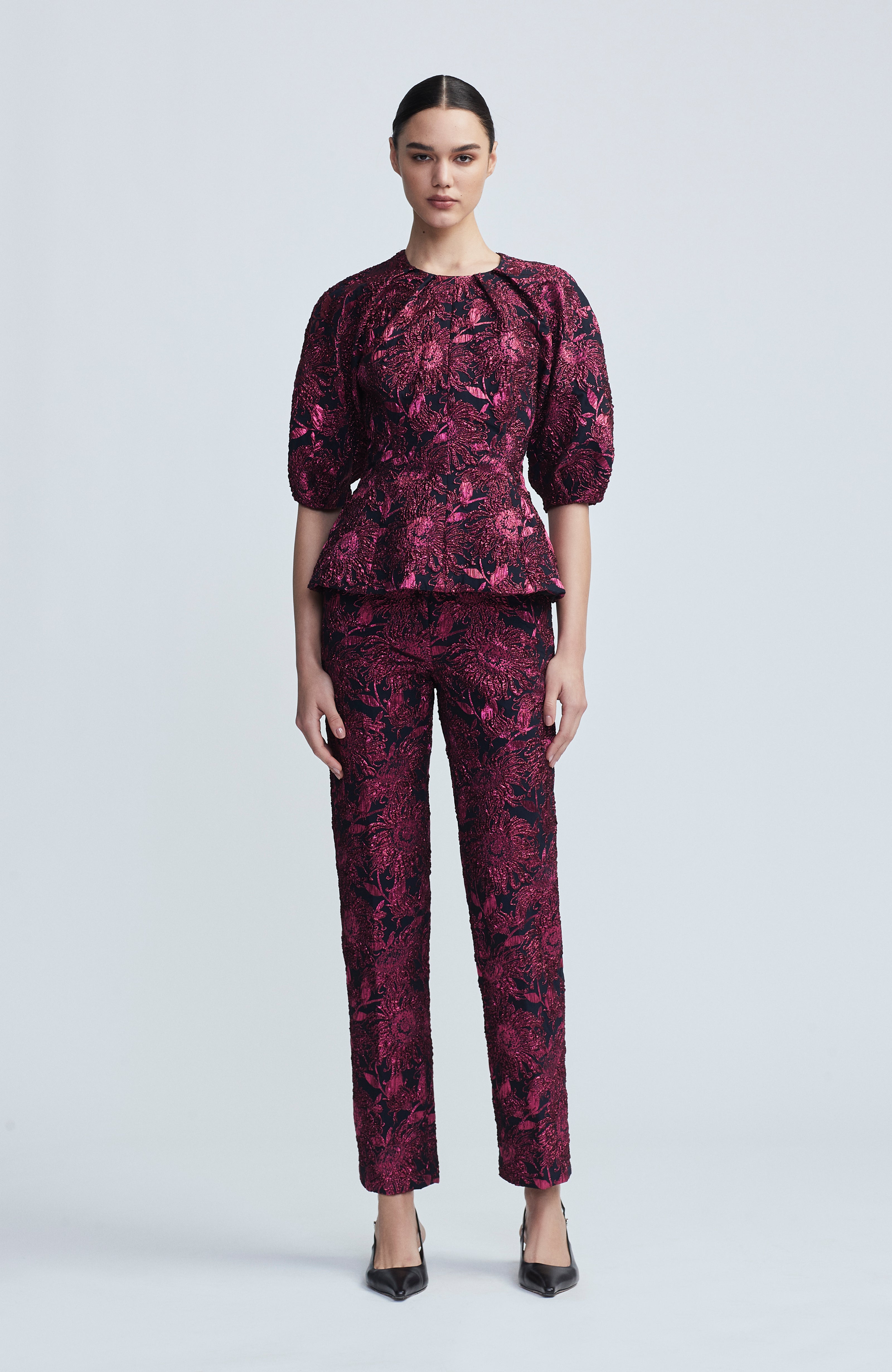 SUNFLOWER JACQUARD DEMI PANT