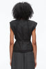 DRAPED BOW BELTED SHELL TOP