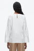 TIE FRONT POPLIN SHIRT