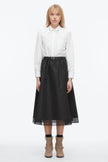 BELTED MIDI SKIRT