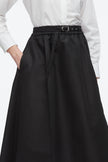 BELTED MIDI SKIRT