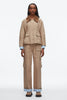 CROPPED FLOUNCE BARN JACKET
