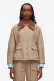 CROPPED FLOUNCE BARN JACKET
