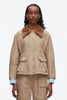 CROPPED FLOUNCE BARN JACKET