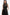 FLOCKED ORGANZA MIDI DRESS