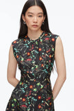 BLISS FLORAL SLEEVELESS DRESS
