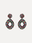 BEADED DROP CLIP ON EARRINGS
