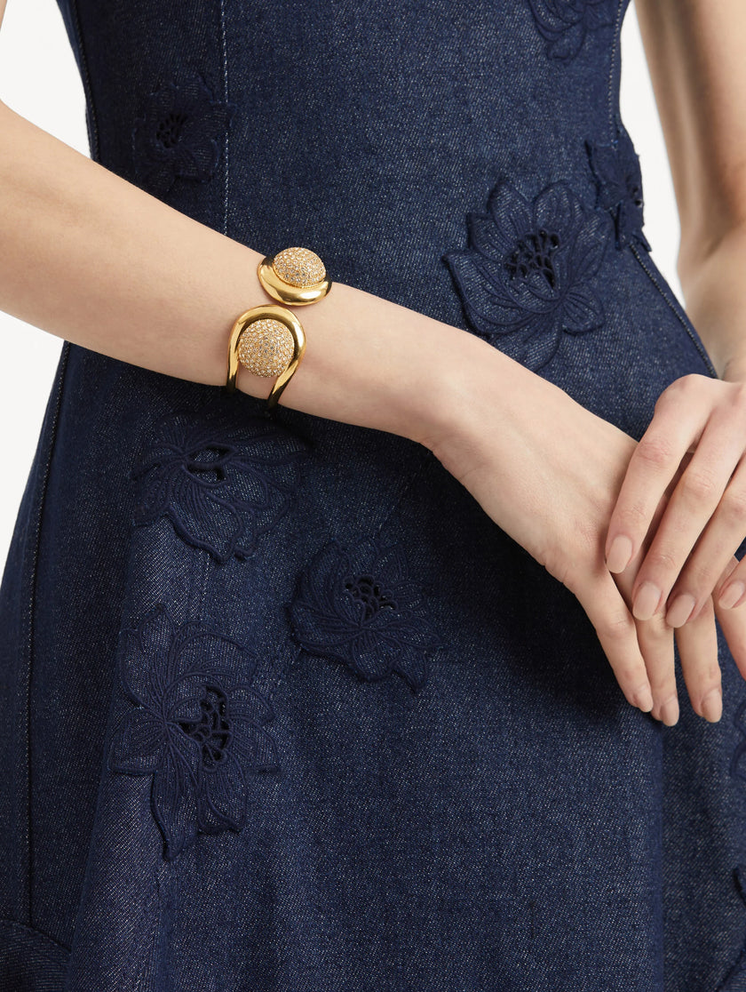 PAVE DOMED CUFF BRACELET