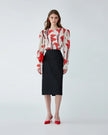 CALLA LILY PRINT BLOUSE
