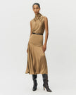 TESS SKIRT IN KHAKI