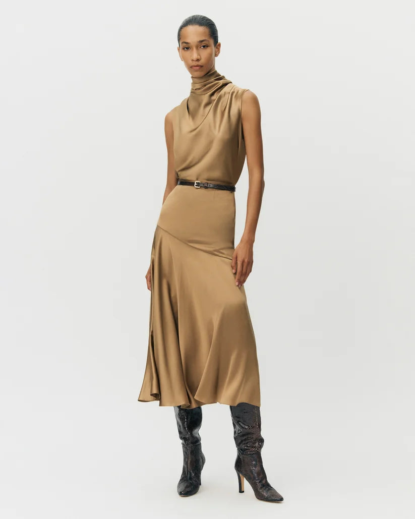 TESS SKIRT IN KHAKI