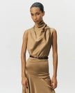 TESS SKIRT IN KHAKI