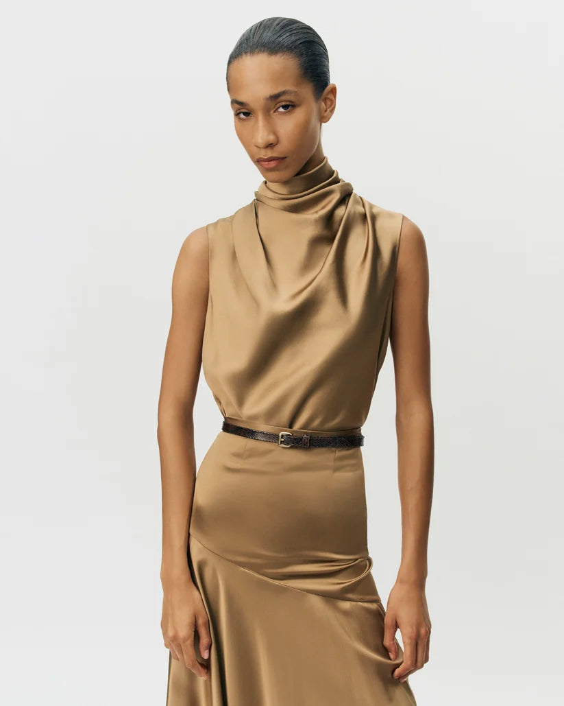 TESS SKIRT IN KHAKI