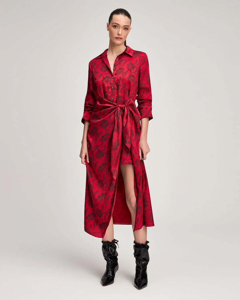 PAISLEY FAN JACEY DRESS